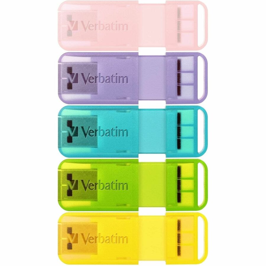 Verbatim Pop-up 32 GB USB 2.0 Flash Drive - Assorted