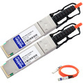 AddOn Cisco® Compatible TAA Compliant 40GBase-AOC QSFP+ Active Optical Cable (850nm, MMF, 50m)