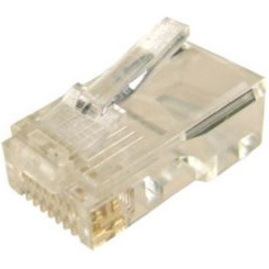 Dynamix RJ-45 Plug 20pc Bag 8P8C Modular Plug (Round, Solid) 50 Micron