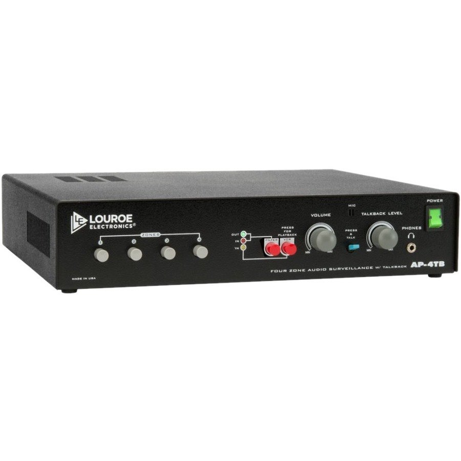 Louroe AP-4TB 4 Zone Two-Way Audio Base Station