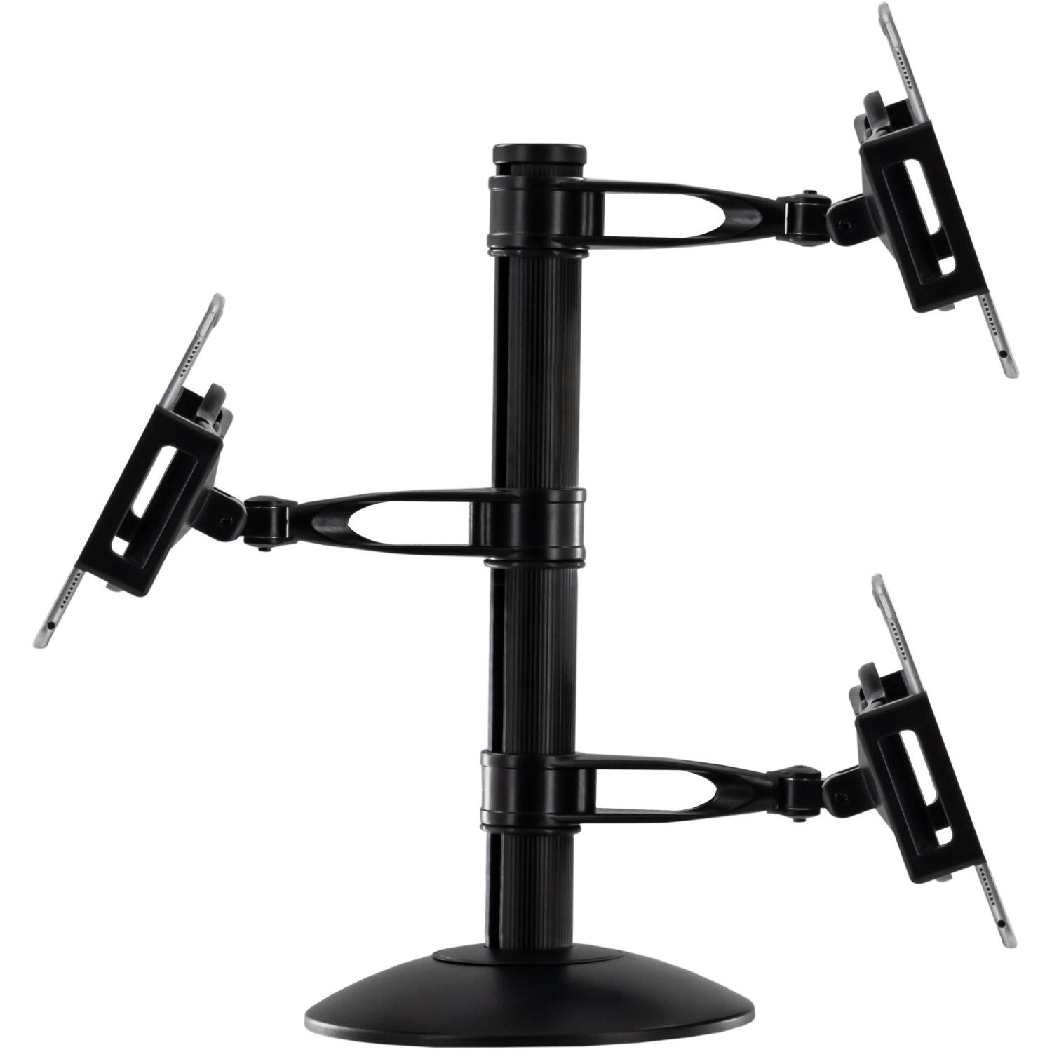 CTA Digital Quick-Connect Universal Trio Tablet Mount with Height-Adjustable Arms