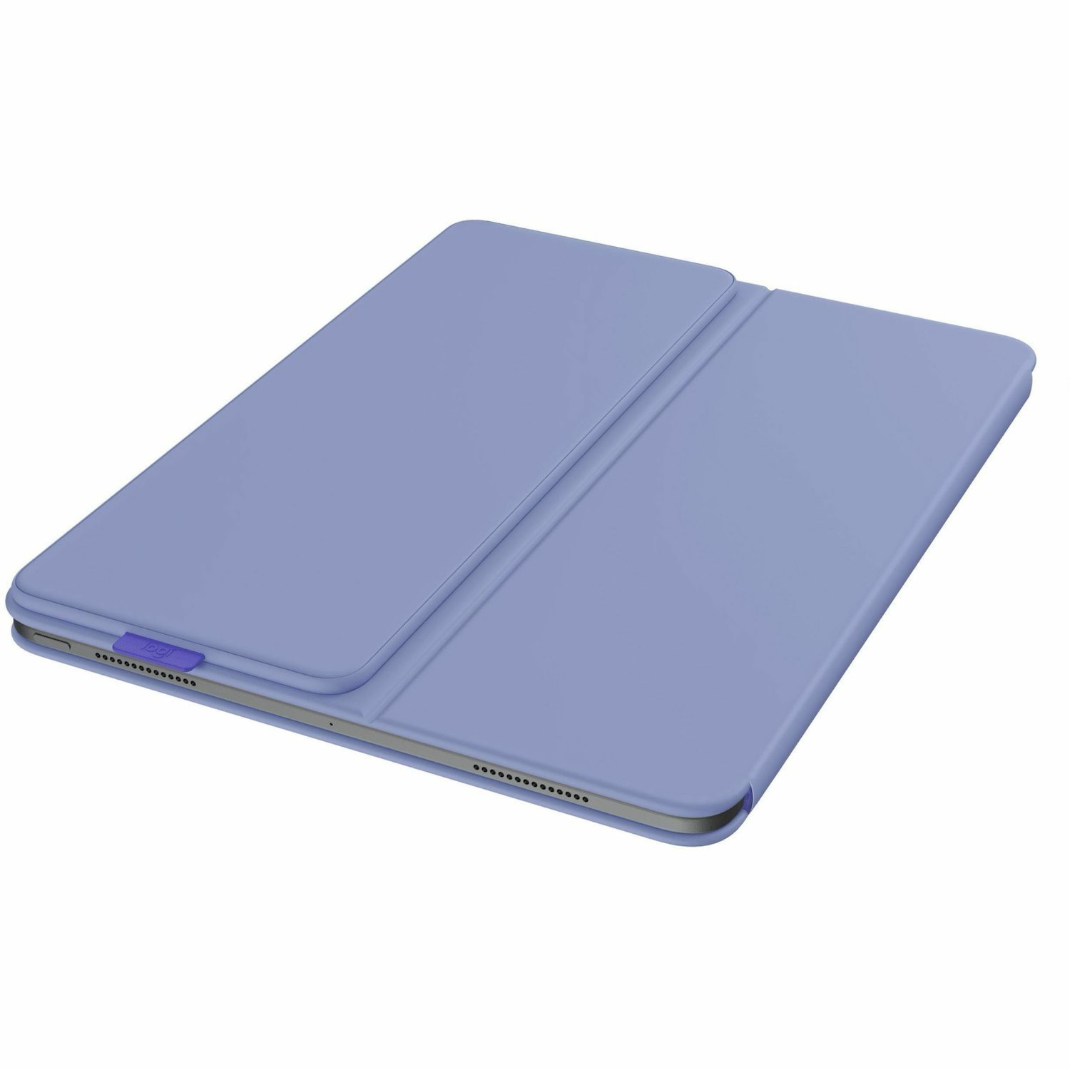 Logitech Flip Folio Keyboard/Cover Case (Folio) for 11" Apple iPad Pro 11 (2024), iPad Air 11 (2024), iPad Air (5th Generation) Tablet - English Keyboard - Lilac