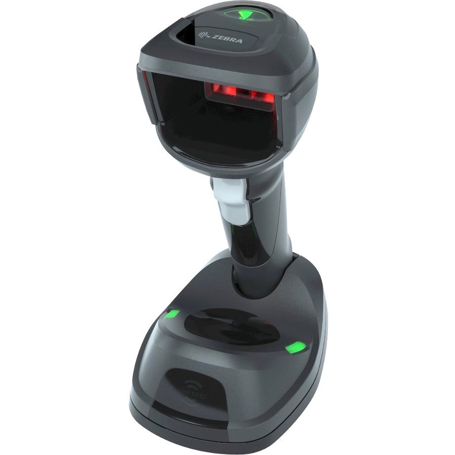Zebra DS9908R Handheld Barcode Scanner Kit - Cable Connectivity - Midnight Black
