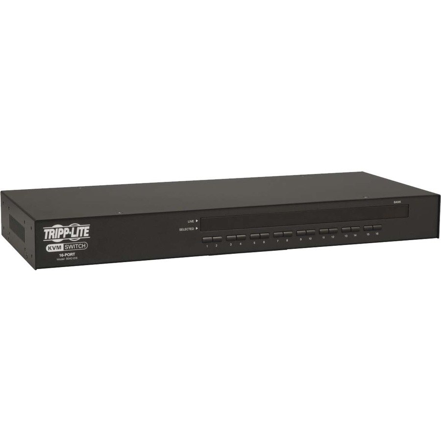 Tripp Lite by Eaton 16-Port 1U Rack-Mount USB/PS2 KVM Switch with On-Screen Display