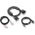 TRENDnet 6 ft. DisplayPort, USB, and Audio KVM Cable Kit,TK-CP06, Compatible w/ TK-240DP & TK-440DP Dual Monitor Displayport KVM Switches, Displayport 1.2, USB Mouse/Keyboard, 3.5mm Audio Connections
