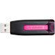 Verbatim Store 'n' Go V3 16 GB USB 3.0 Flash Drive - Pink, Black
