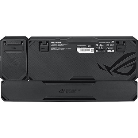 Asus ROG Claymore II Gaming Keyboard - Wired/Wireless Connectivity - USB 2.0 Type C Interface - RGB LED - Black