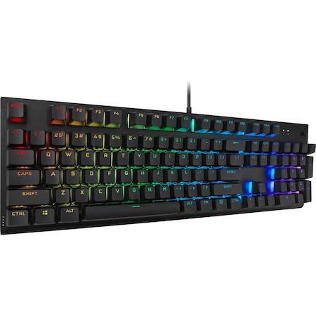 Corsair K60 RGB Pro SE Mechanical Gaming Keyboard - Cherry Viola - Black