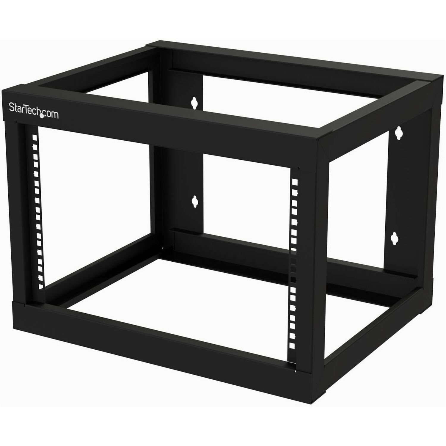 StarTech.com 2-Pfosten 6HE Heavy-Duty Wandmontage Netzwerk-Rack, 19" Open Frame Server Rack, 18" Tief, Wandmontage Daten-Rack f&uuml;r IT/AV