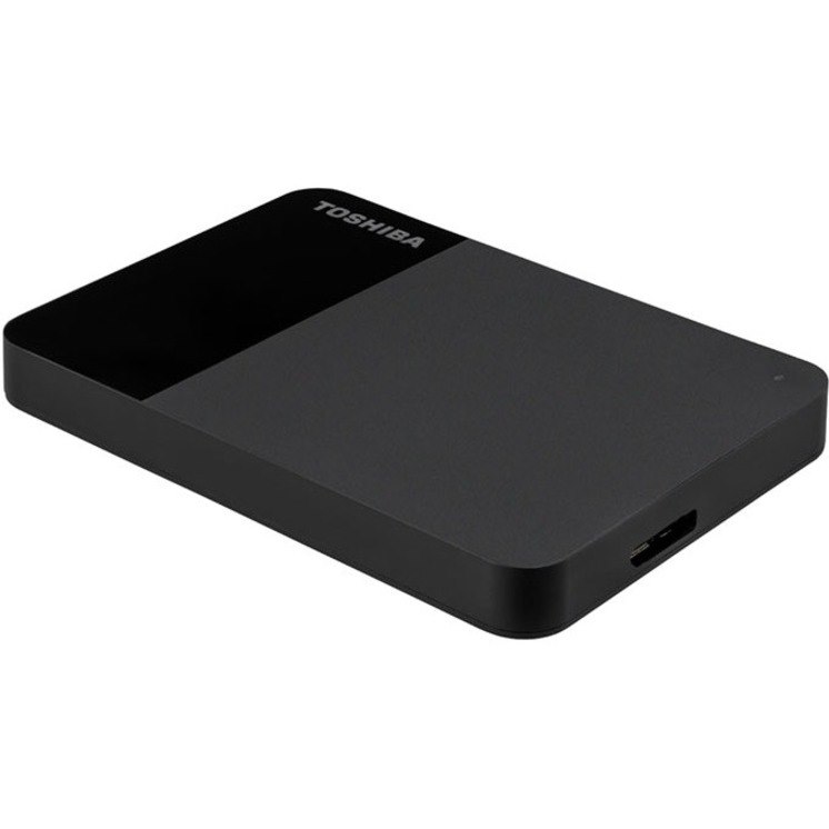 Dynabook Canvio Ready 1 TB Portable Hard Drive - External - Two-tone Black