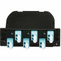 Panduit OptiCom MPO-LC Fiber Cassette OM4, 12 Fiber, Method B2, Std IL