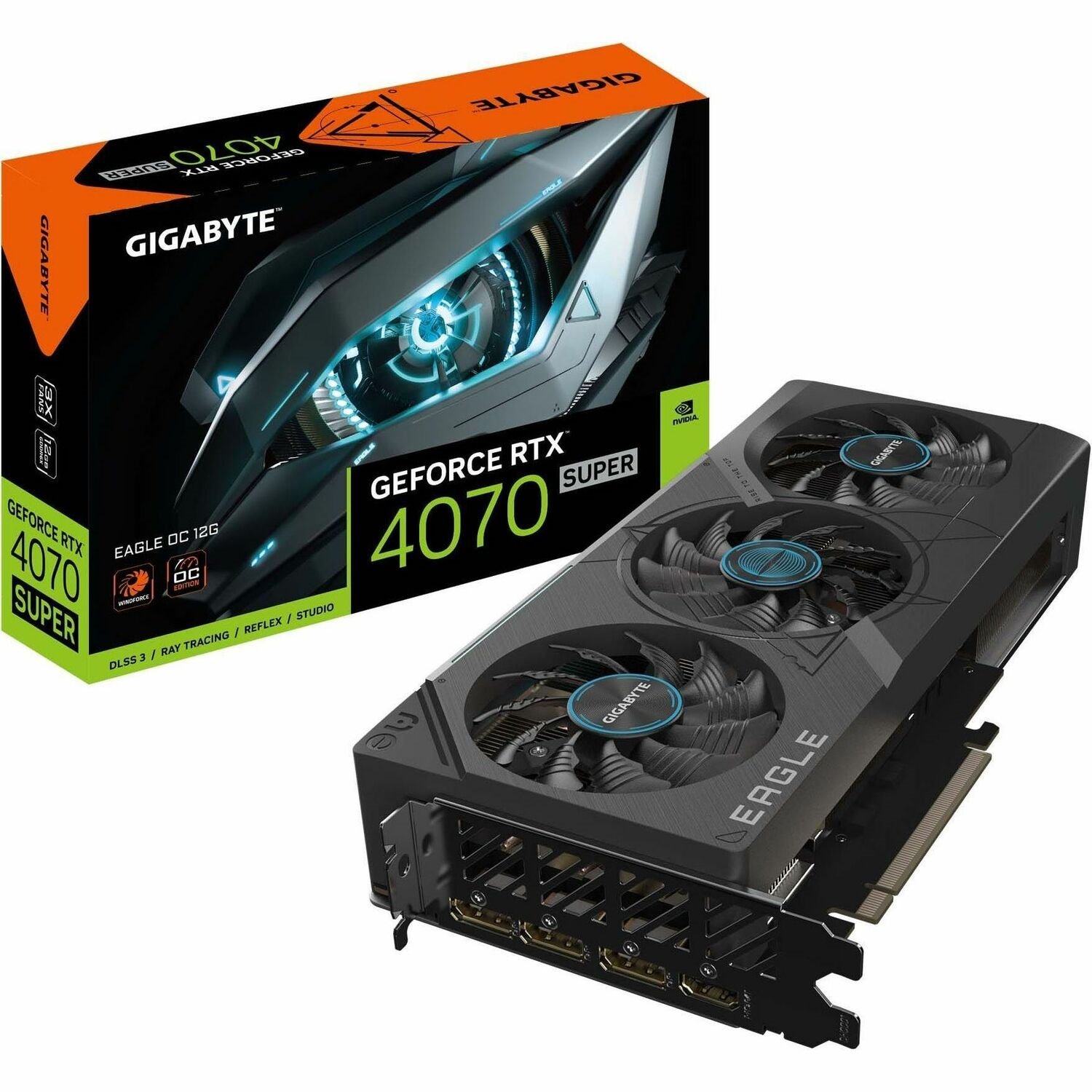 Gigabyte NVIDIA GeForce RTX 4070 SUPER Graphic Card - 12 GB GDDR6X