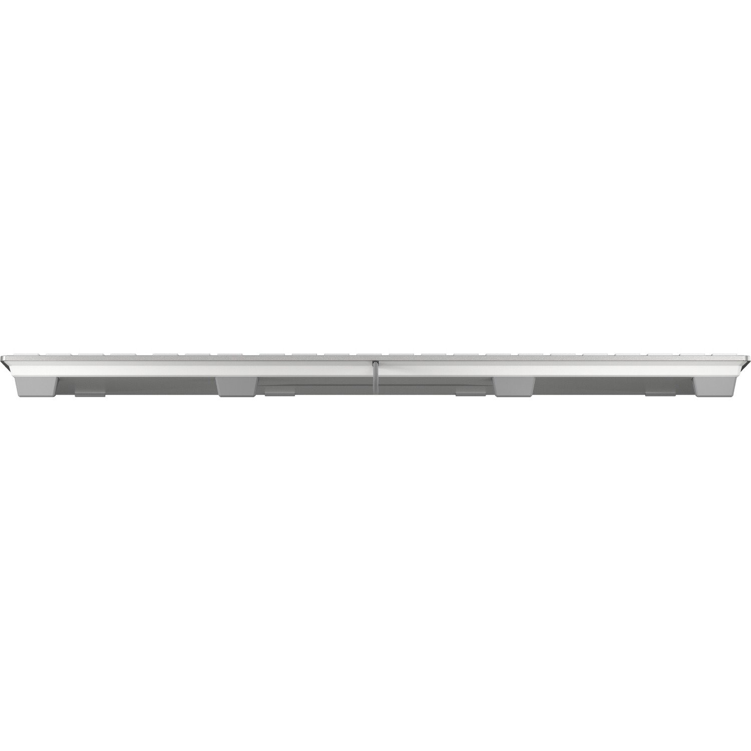 CHERRY KC 6000 Slim Rugged Keyboard - Cable Connectivity - USB Interface - French - AZERTY Layout - Silver