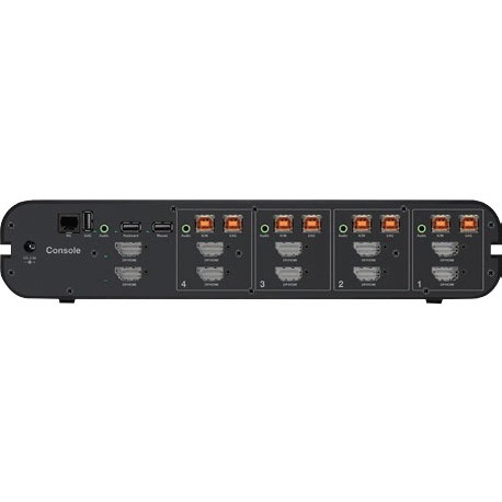 Belkin Universal 2nd Gen Secure KVM Switch, 4-Port Dual Head w/ CAC