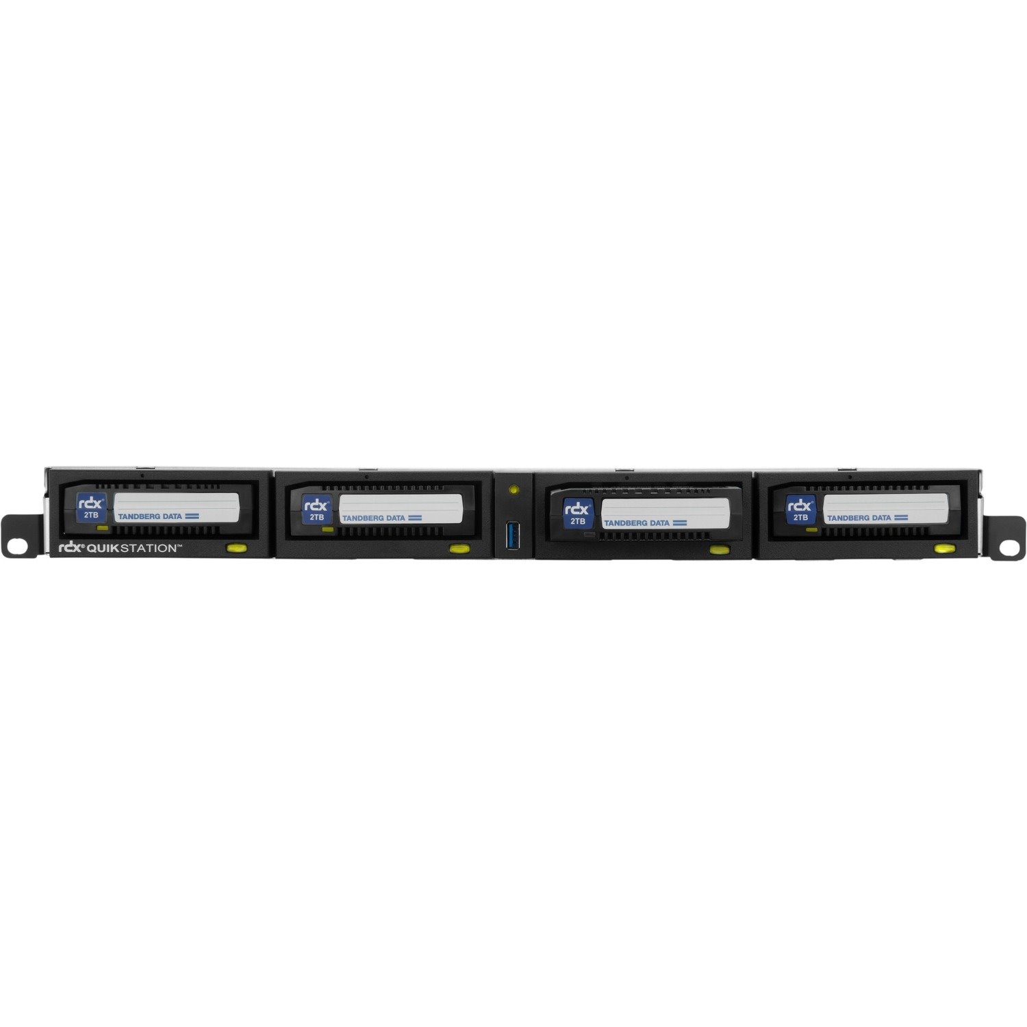 Tandberg Data QuikStation 8920-RDX 4 x Total Bays SAN Storage System - 1U Rack-mountable