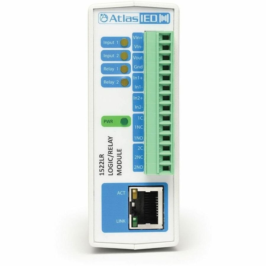 AtlasIED IP-1522LR 2 Logic Input x 2 Relay Output IO Device