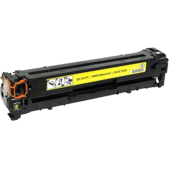 eReplacements CE322A-ER Remanufactured Toner Cartridge - Yellow - Replaces HP CE322A, 128A