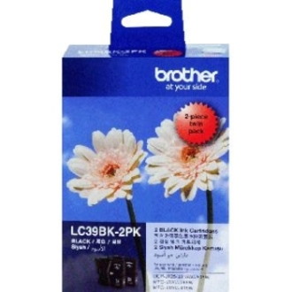 Brother LC-39BK Original Inkjet Ink Cartridge - Black - 2 / Pack