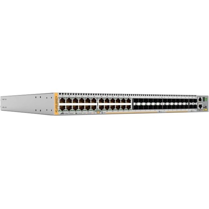 Allied Telesis x930 x930-28GSTX 24 Ports Manageable Layer 3 Switch - Gigabit Ethernet, 10 Gigabit Ethernet - 10/100/1000Base-T, 100/1000Base-X, 10GBase-X