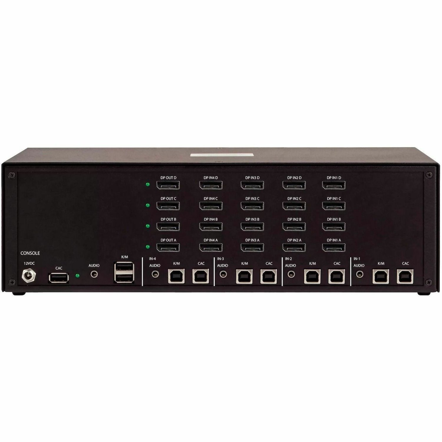 StarTech.com Secure 4-Port Quad-Monitor KVM Switch, DisplayPort, 4K 30Hz, NIAP 4.0, CAC, Made in the USA
