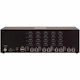 StarTech.com Secure 4-Port Quad-Monitor KVM Switch, DisplayPort, 4K 30Hz, NIAP 4.0, CAC, Made in the USA