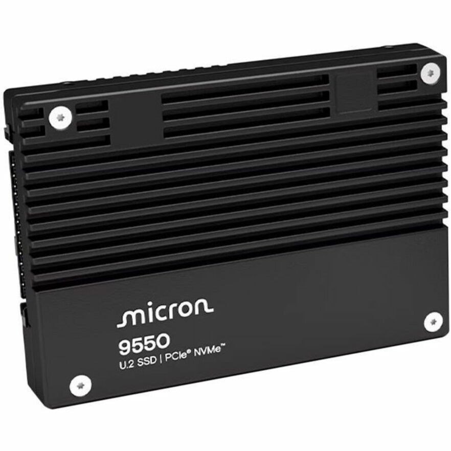 Micron 9550 MAX 25.60 TB Solid State Drive - U.2 15mm Internal - PCI Express NVMe (PCI Express NVMe 5.0 x2)