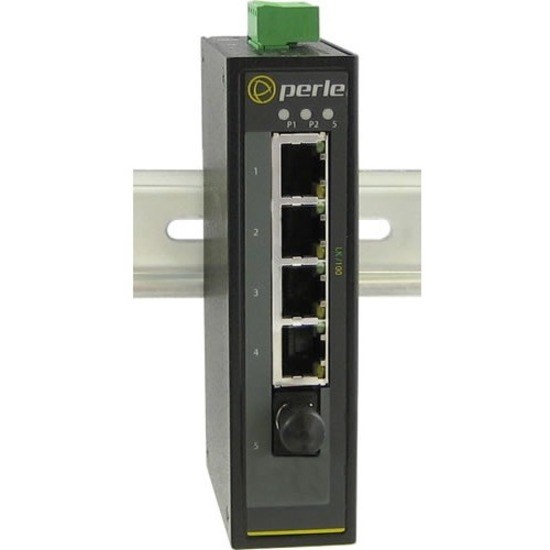 Perle IDS-105F-M1ST2D 5 Ports Ethernet Switch - Fast Ethernet - 10/100Base-T, 100Base-FX