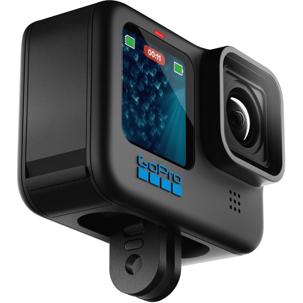 GoPro HERO11 Black Professional Digital Camcorder - 5.8 cm (2.3") LCD Touchscreen - CMOS - 5.3K - Black