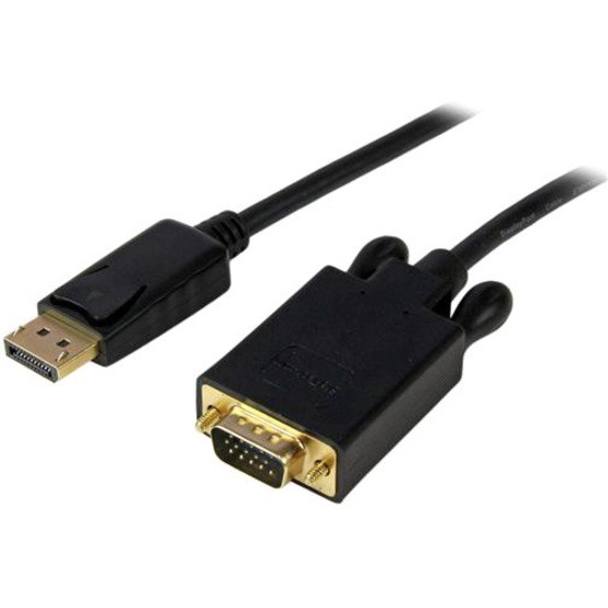 StarTech.com DisplayPort to VGA Cable &acirc;&euro;" 3ft / 91cm - 1920x1200 &acirc;&euro;" Active DP to VGA Computer Monitor Adapter Cable (DP2VGAMM3B)