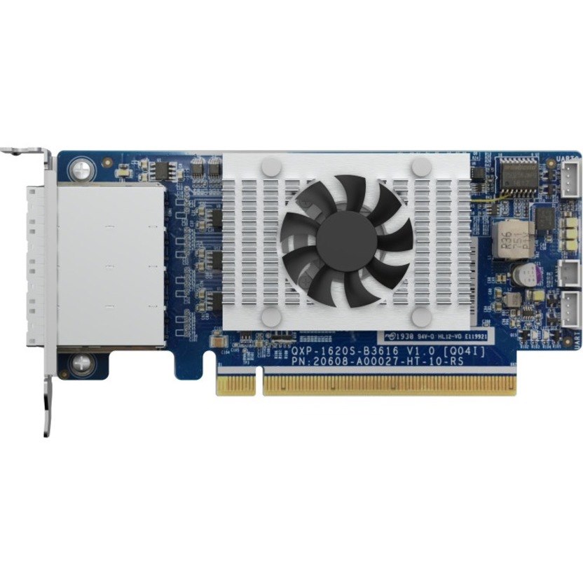 QNAP QXP-1620S-B3616W SAS Controller - Serial ATA/600, 12Gb/s SAS - PCI Express 3.0 x16 - Plug-in Card