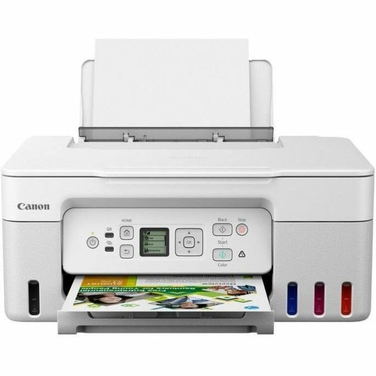 Canon PIXMA G3270 Wireless MegaTank Inkjet Multifunction Printer - Color - White