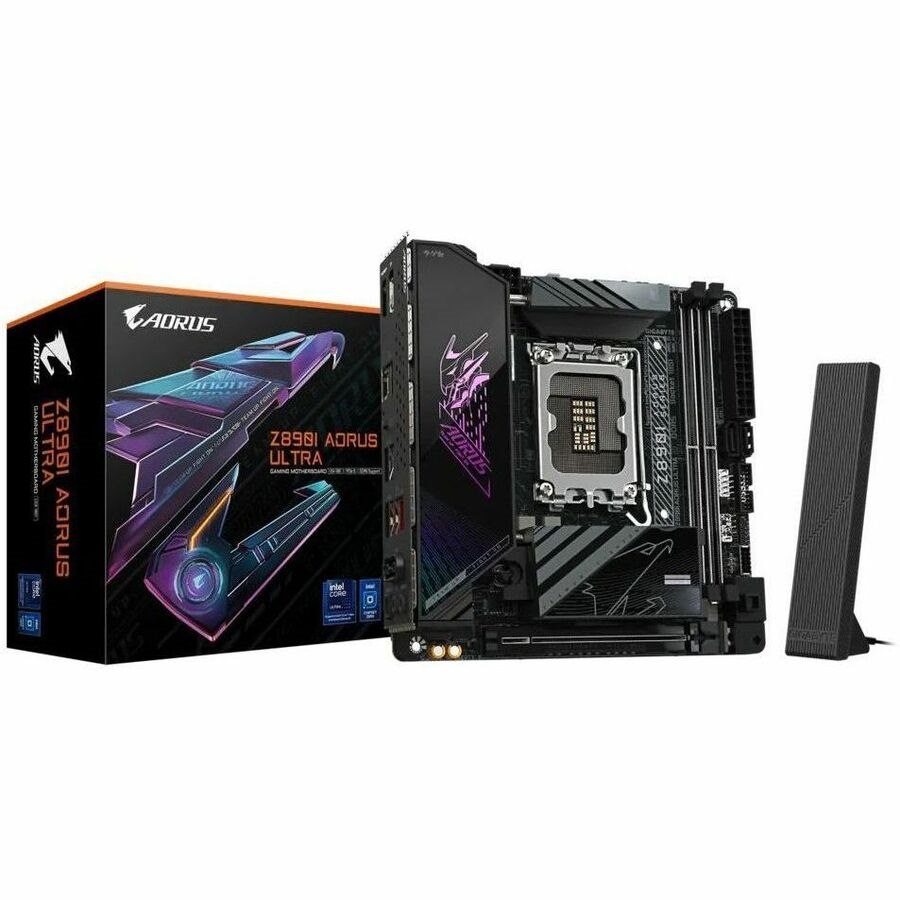 Aorus Ultra Durable Z890I AORUS ULTRA Gaming Desktop Motherboard - Intel Z890 Chipset - Socket LGA-1851 - Mini ITX