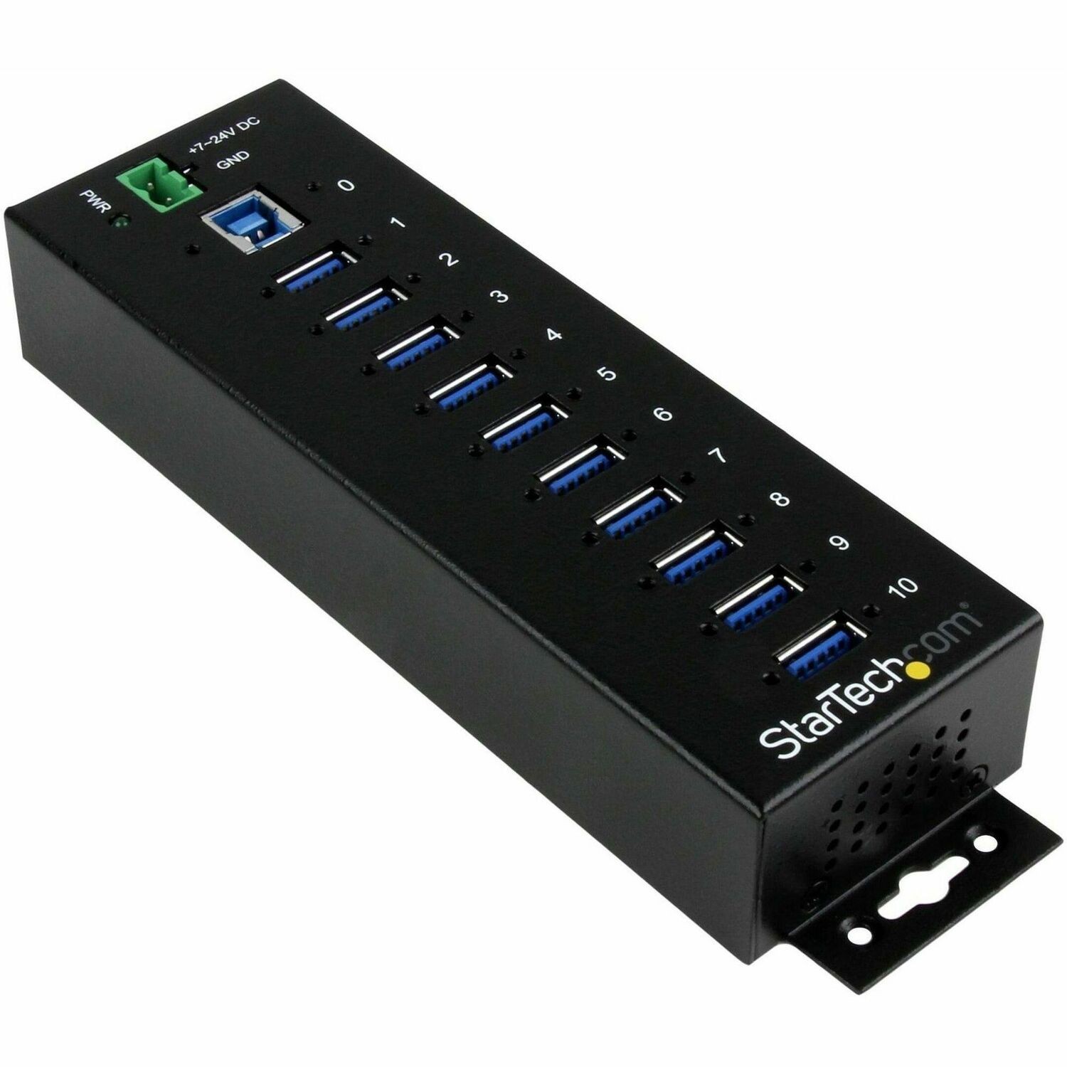 StarTech.com 10 poorts industriële USB 3.0 hub - ESD en overspanningsbeveiliging