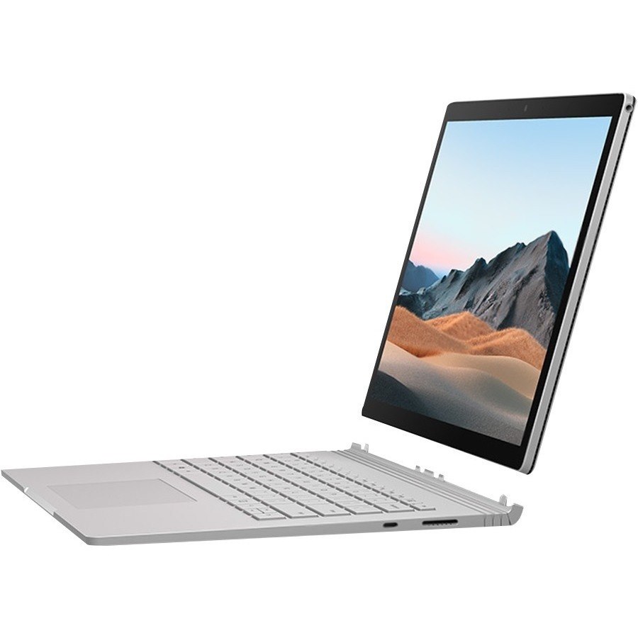 Microsoft Surface Book 3 13.5" Touchscreen Detachable 2 in 1 Notebook - Intel Core i7 10th Gen i7-1065G7 - 16 GB - 256 GB SSD - Silver