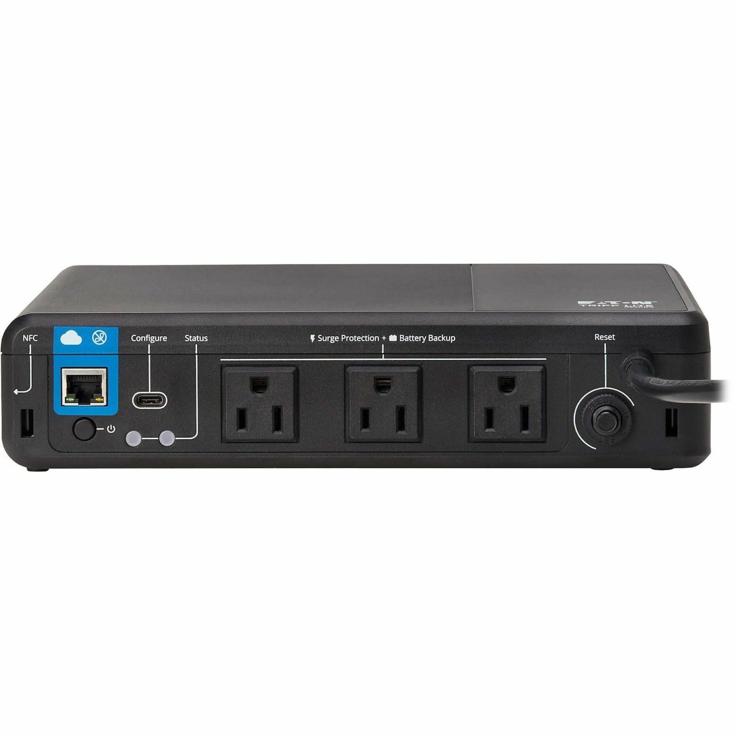 Eaton Tripp Lite Series 350VA 210W 120V Standby Cloud-Connected UPS with Remote Monitoring - 3 NEMA 5-15R Outlets (Surge + Battery Backup), 5-15P Plug, Desktop