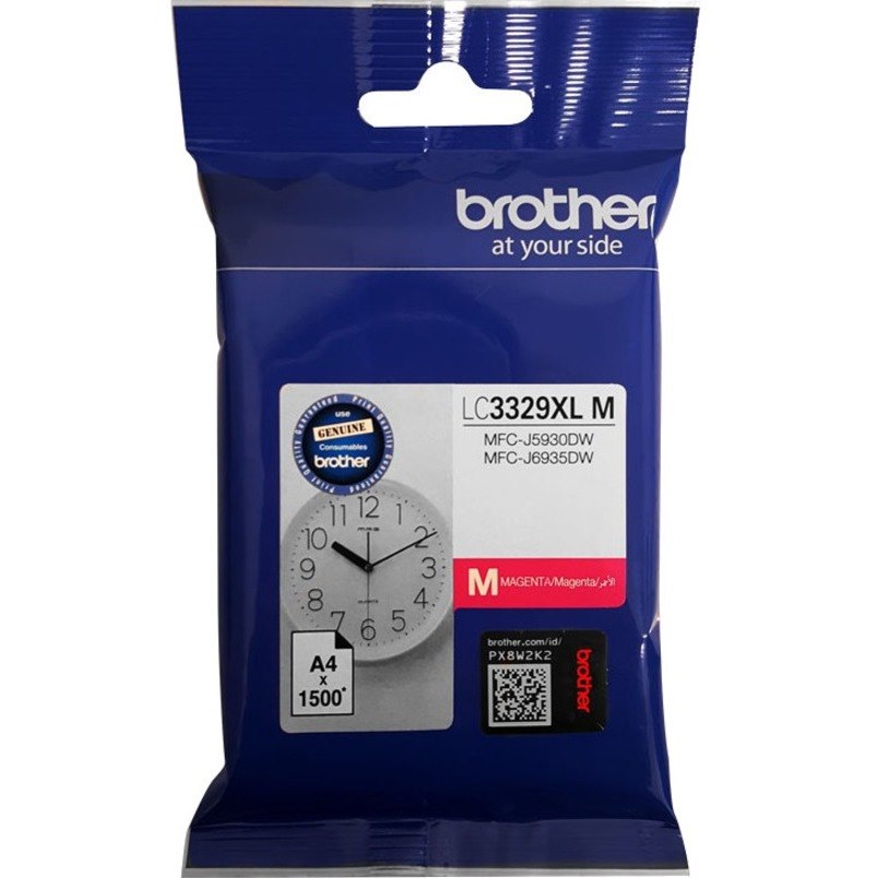 Brother LC3329XLM Original High Yield Inkjet Ink Cartridge - Magenta Pack