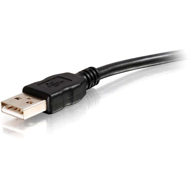 C2G 25ft USB to USB B Extension Cable - Active USB A to USB B Extension Cable with Center Boost - USB 2.0 - M/M