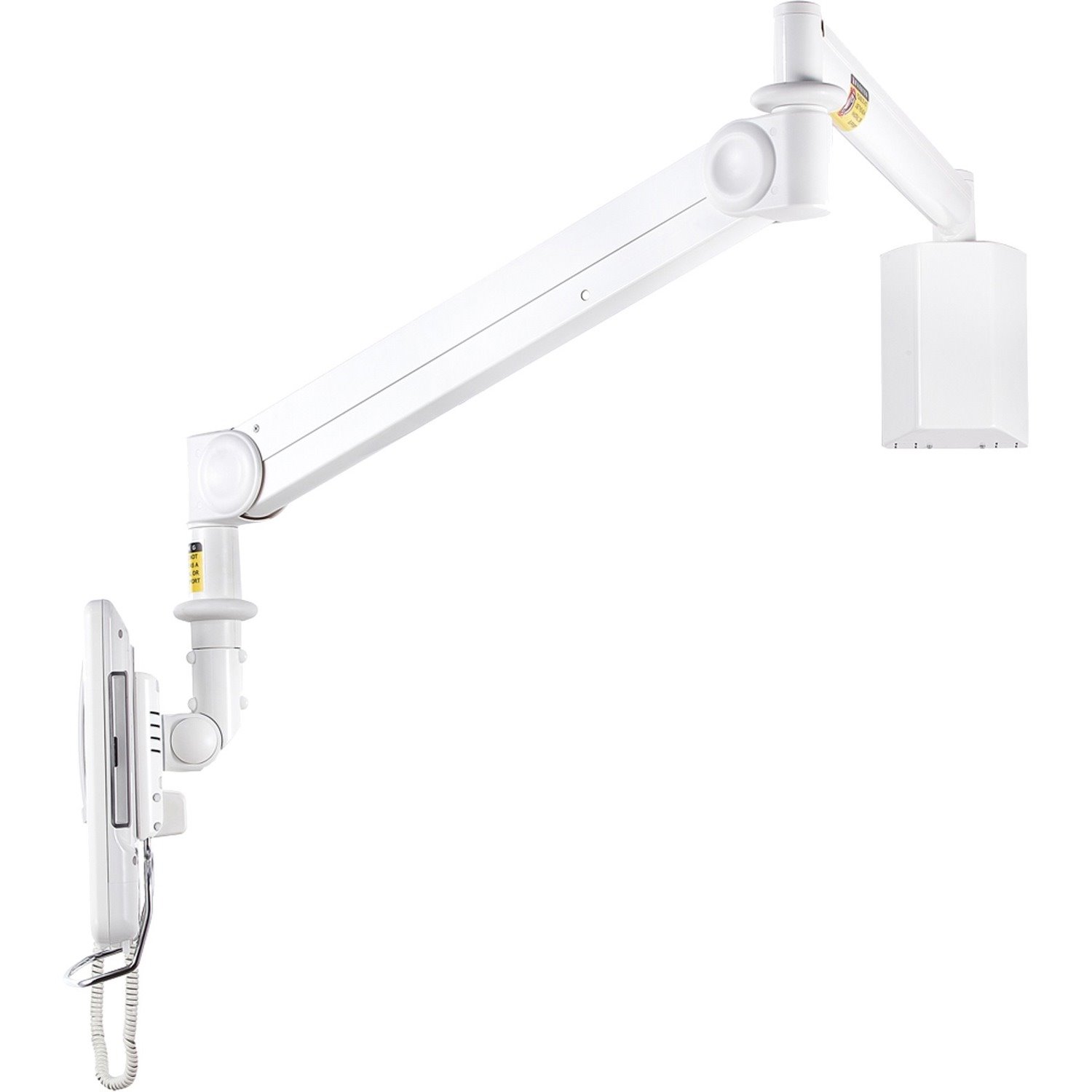 Newstar Medical Monitor Wall Mount (Full Motion gas spring) for 10"-30" Screen - Grey