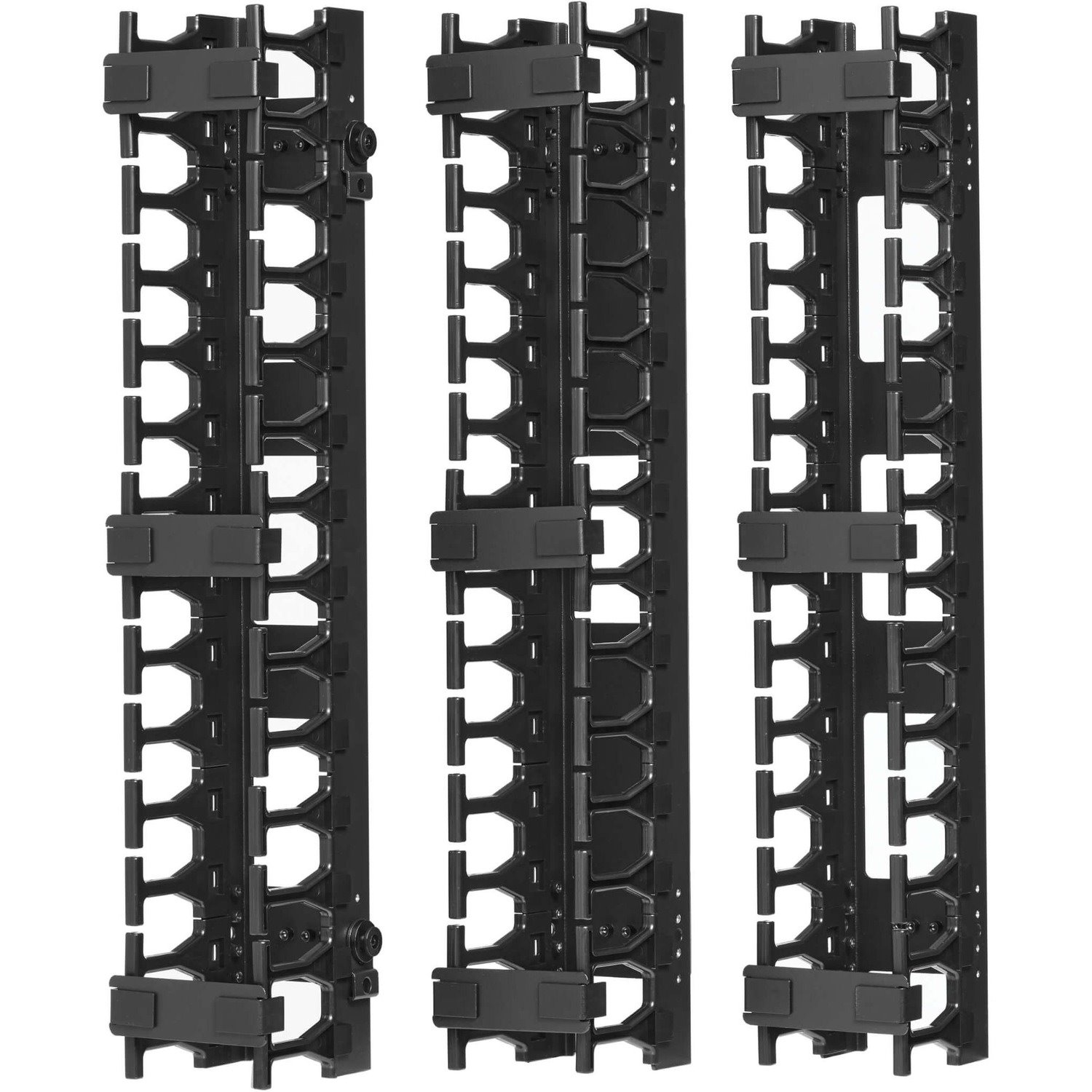 Eaton Tripp Lite Series SmartRack 3-in. (7.62 cm) Wide High Capacity Vertical Cable Manager - Double finger duct