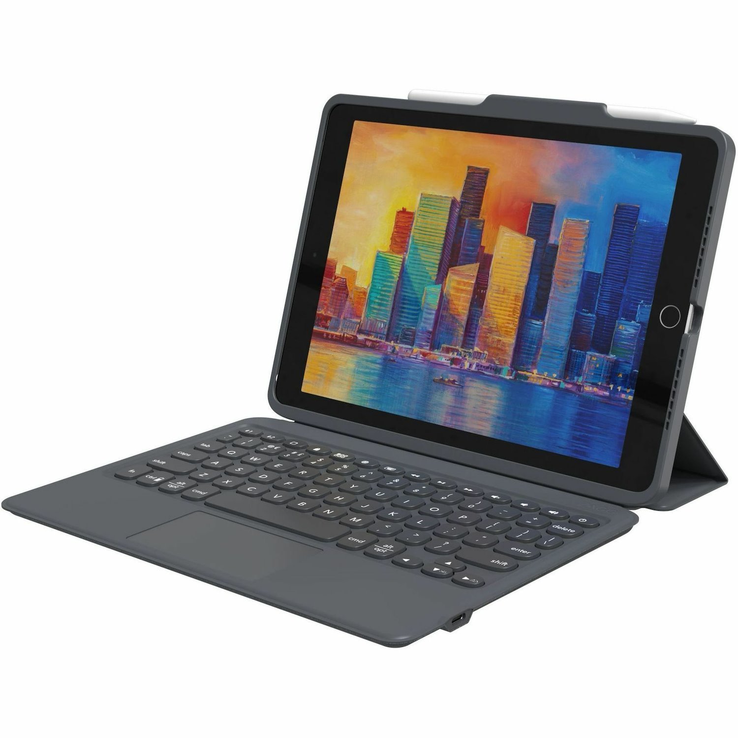 ZAGG Pro Keys with Trackpad Tablet Keyboard & Case for Apple iPad Pro12.9" (3-6 Gen) & iPad Air 13" (M2)