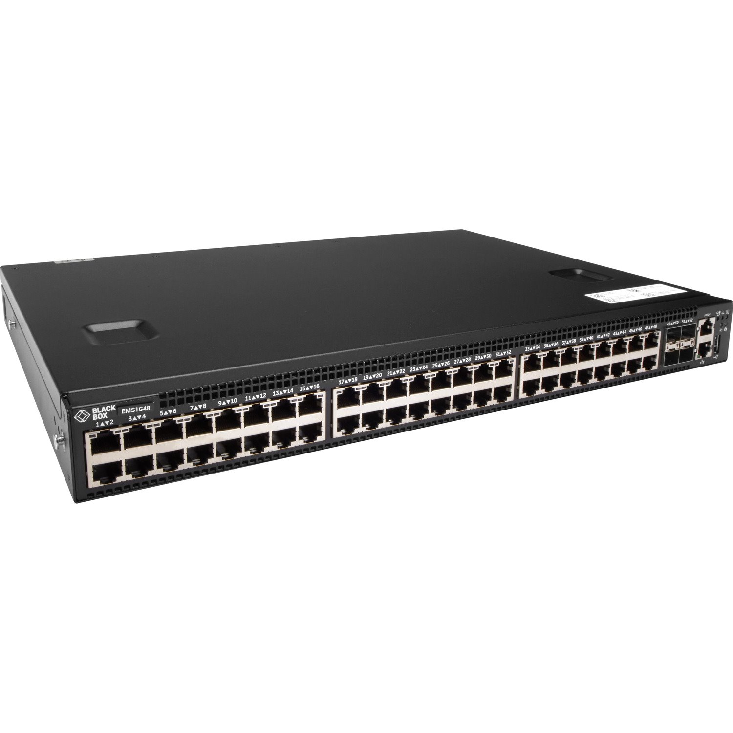 Black Box Gigabit Ethernet Network Switch, 48-Port