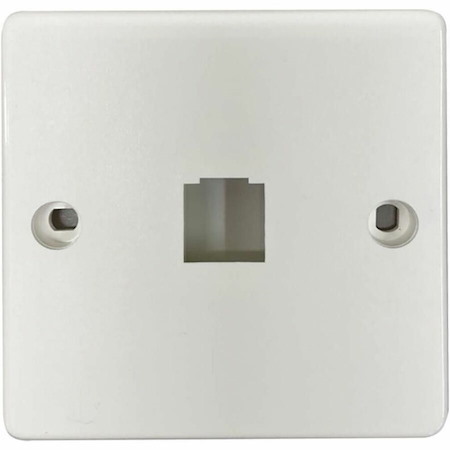 Eaton Tripp Lite Series 1-Port French-Style Wall Plate, White, TAA