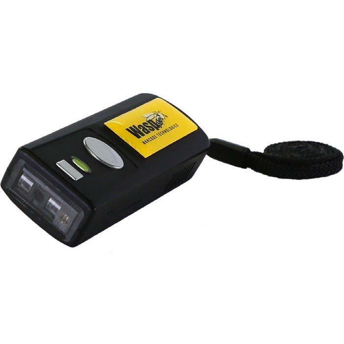 Wasp WWS110i Wearable Barcode Scanner - Wireless Connectivity - Black