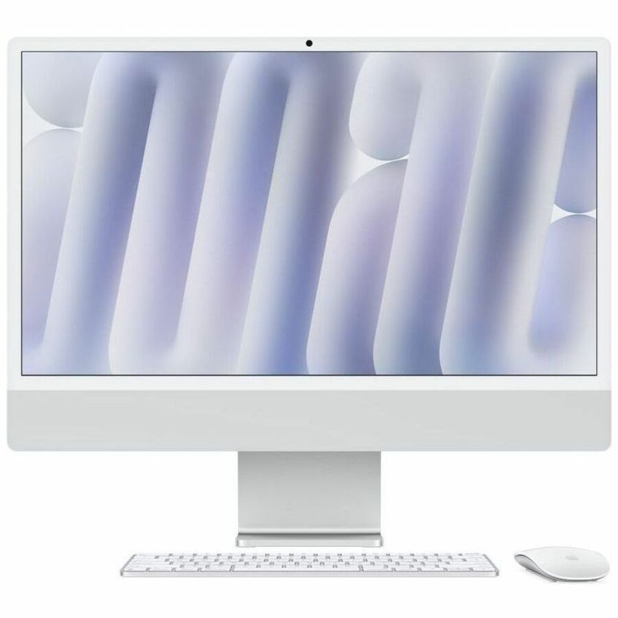 Apple iMac MCR24LL/A All-in-One Computer - Apple M4 - 24 GB - 512 GB SSD - 24" 4.5K - Desktop - Silver