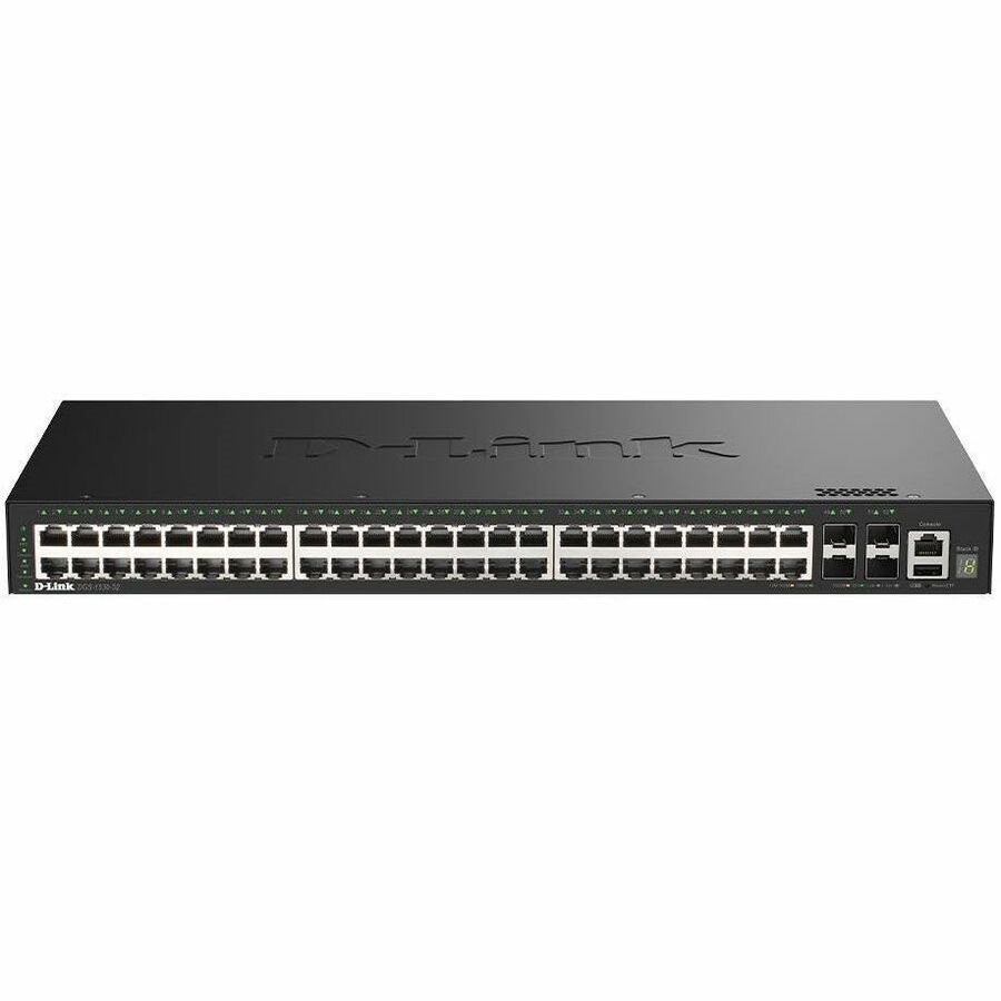 D-Link DGS-1530 DGS-1530-52 48 Ports Manageable Ethernet Switch - Gigabit Ethernet, 10 Gigabit Ethernet - 10/100/1000Base-T, 10GBase-X