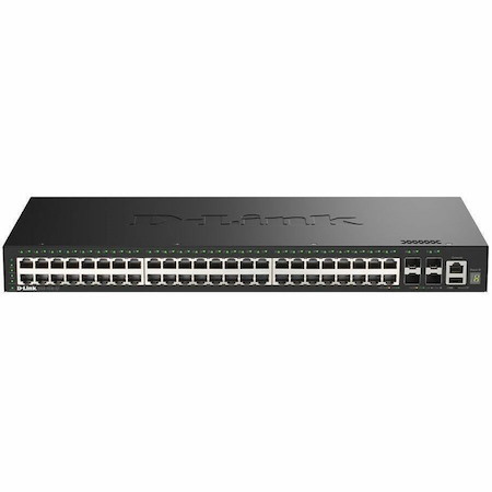 D-Link DGS-1530 DGS-1530-52 48 Ports Manageable Ethernet Switch - Gigabit Ethernet, 10 Gigabit Ethernet - 10/100/1000Base-T, 10GBase-X
