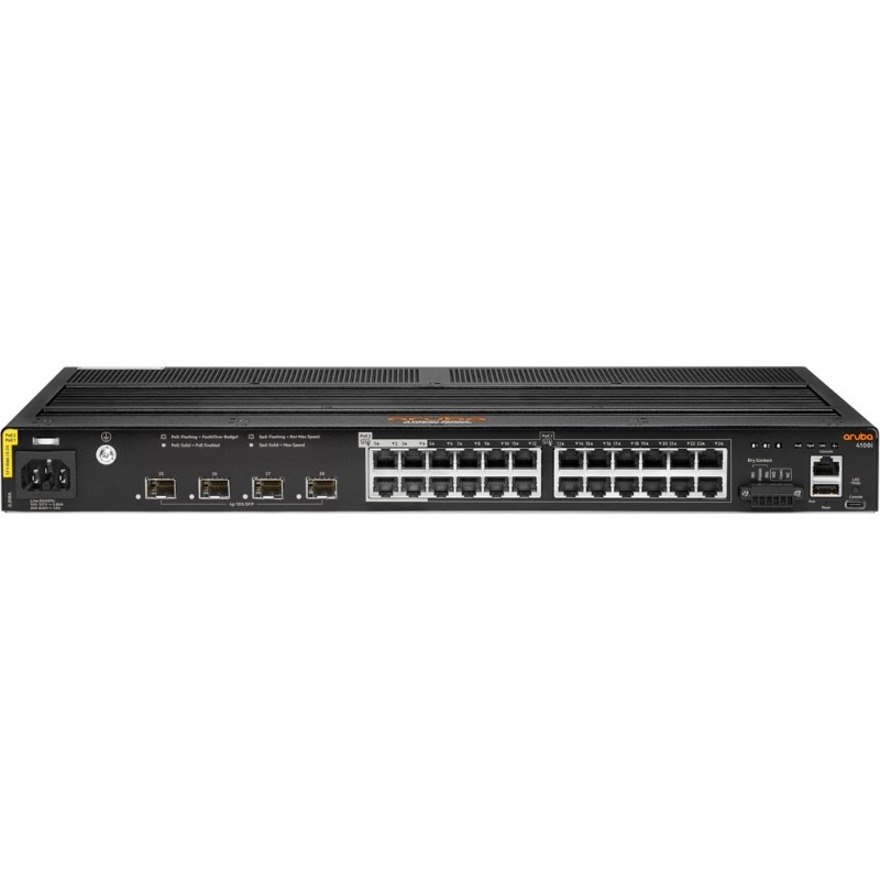 HPE CX 4100i 24 Ports Manageable Ethernet Switch - Gigabit Ethernet, 10 Gigabit Ethernet - 10/100/1000Base-T, 10GBase-X