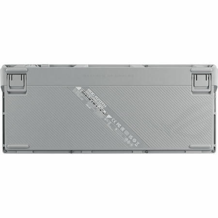 Asus ROG Azoth Gaming Keyboard - Wired/Wireless Connectivity - USB 2.0 Interface - RGB LED - White