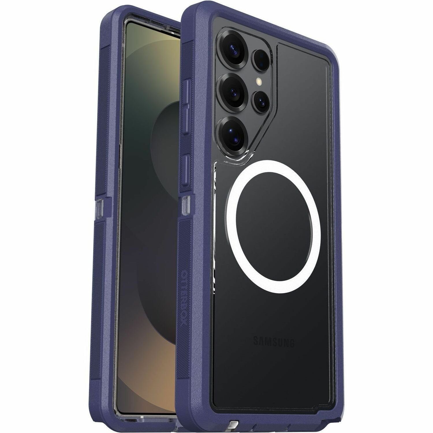 OtterBox Defender Series Pro XT Rugged Carrying Case (Holster) Samsung Galaxy S25 Ultra Smartphone - Denver Dusk Purple