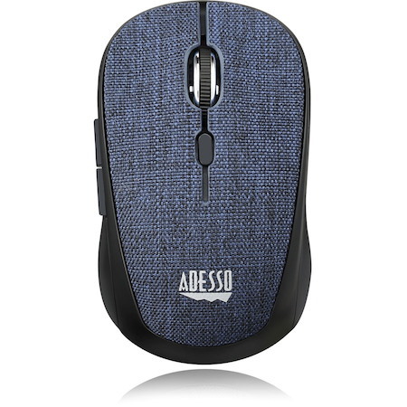 Adesso iMouse S80L - Wireless Fabric Optical Mini Mouse (Blue)